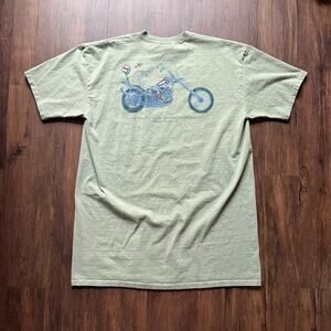 Sea Dog Death Valley Biker Skeleton Motorcycle Graphic Tee XXL Tall